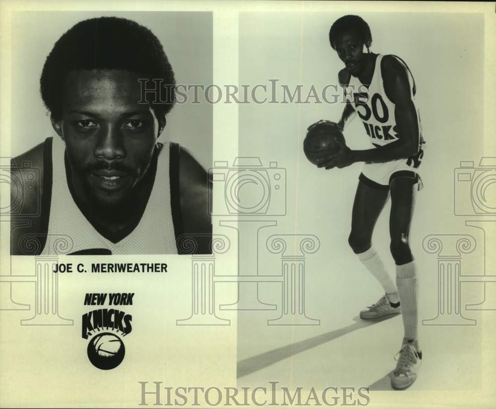 Press Photo New York Knicks basketball player Joe C. Meriweather - sas14842 - Historic Images