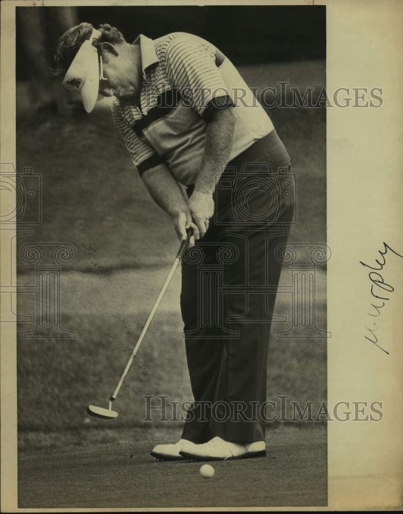 1982 Press Photo Golfer Bob Murphy in action - sas14944 - Historic Images