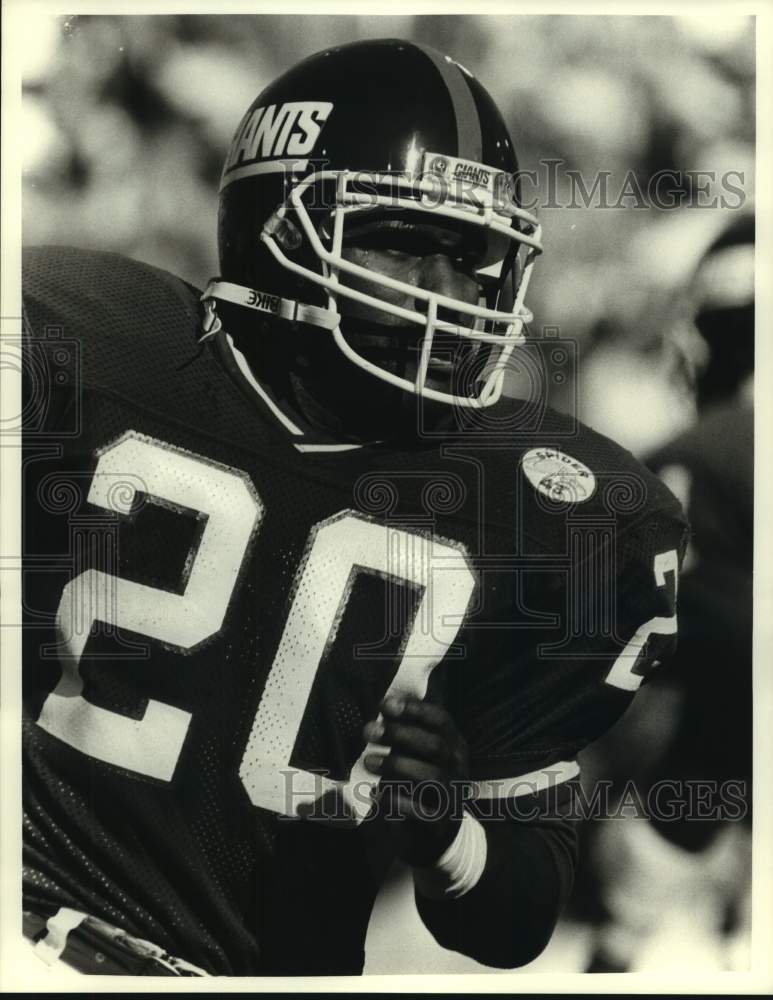 1988 Press Photo New York Giants football running back Joe Morris - sas14972 - Historic Images