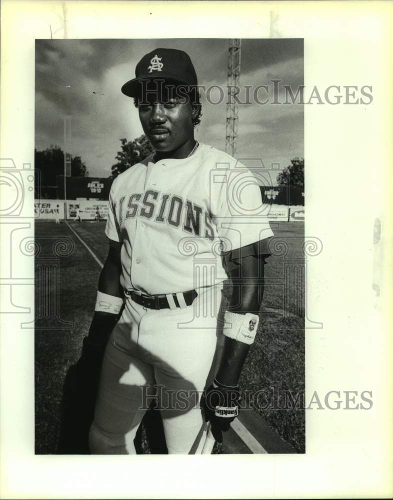 1988 Press Photo San Antonio Missions baseball player Domingo Michel - sas15021 - Historic Images