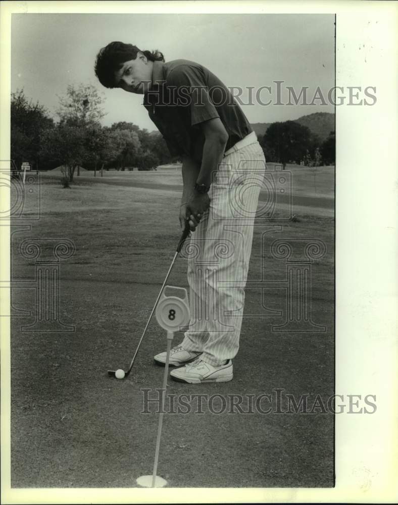1989 Press Photo Woodcreek head golf professional Joseph Mendez - sas15030 - Historic Images