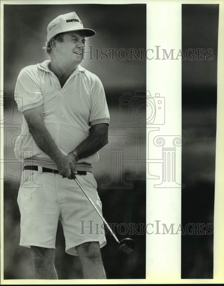 1988 Press Photo Golfer James Gaffney plays the Seniors City Amateur - sas15130 - Historic Images