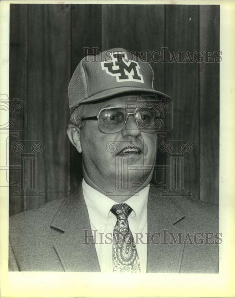 Press Photo Madison High School coach Mark Saunders - sas15224 - Historic Images