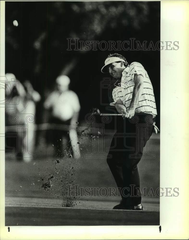 1987 Press Photo Golfer Mark Calcavecchia plays the PGA Nabisco Championship - Historic Images