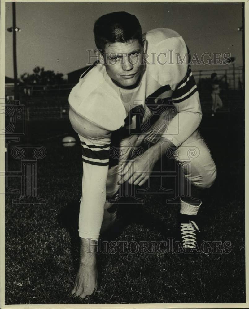 Press Photo Hardin-Simmons football player David Nelson - sas15283 - Historic Images