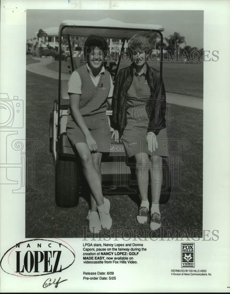 Press Photo LPGA Tour golfers Nancy Lopez and Donna Caponi - sas15336- Historic Images