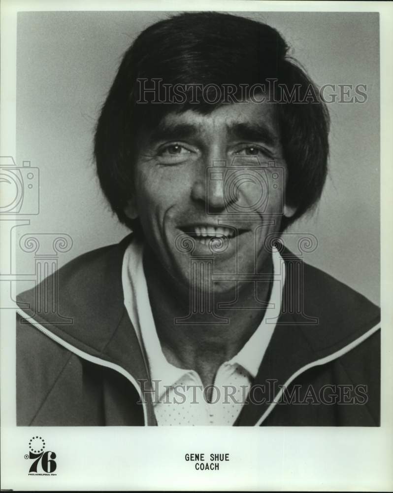 Press Photo Philadelphia 76ers basketball coach Gene Shue - sas15366 - Historic Images