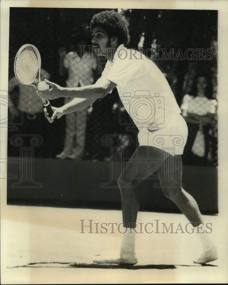 Press Photo Pepperdine college tennis All-American Joao Soares - sas15449 - Historic Images