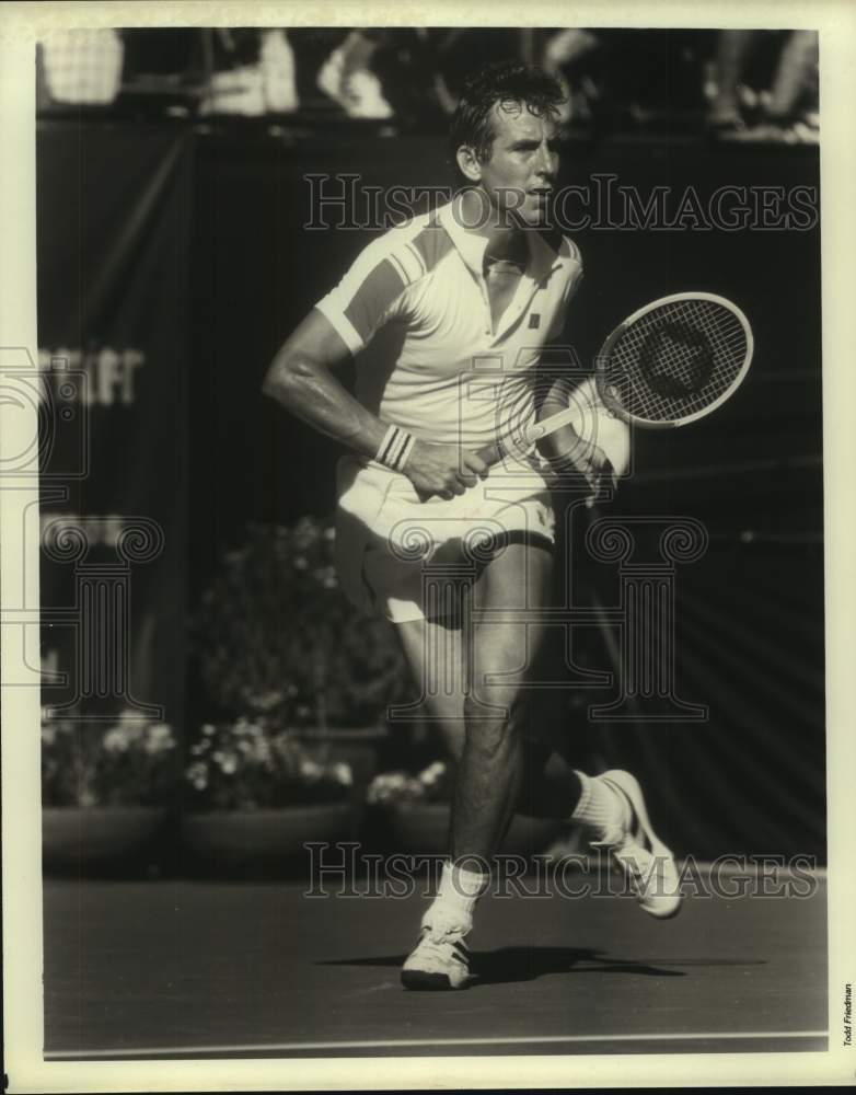 Press Photo Tennis player Dick Stockton - sas15458 - Historic Images