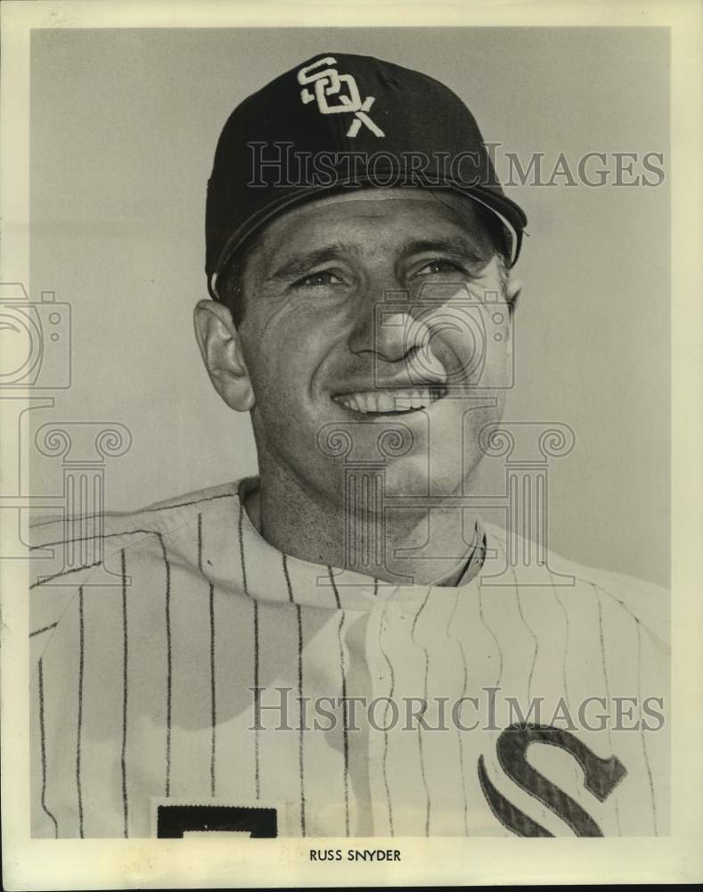 Press Photo Chicago White Sox baseball player Russ Snyder - sas15508 - Historic Images