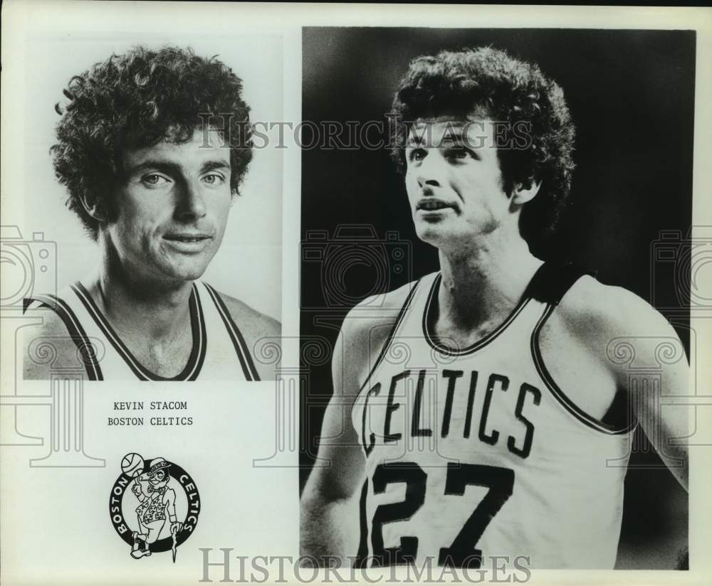 Press Photo Boston Celtics basketball player Kevin Stacom - sas15642 - Historic Images