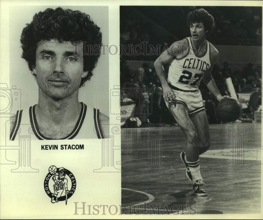 Press Photo Boston Celtics basketball player Kevin Stacom - sas15643 - Historic Images