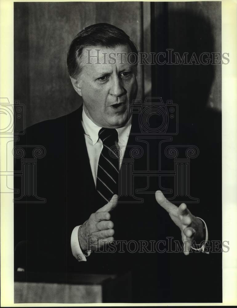 1986 Press Photo New York Yankees baseball owner George Steinbrenner - sas15702- Historic Images