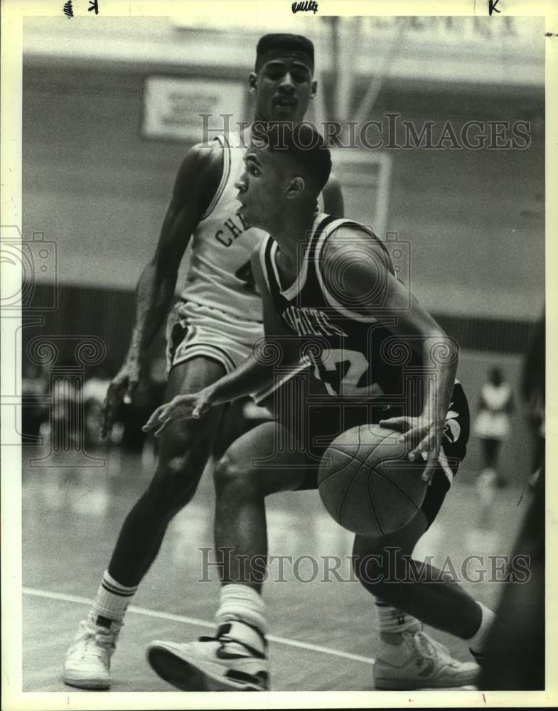 1988 Press Photo East Central High basketball player Tony Terrell - sas15719 - Historic Images
