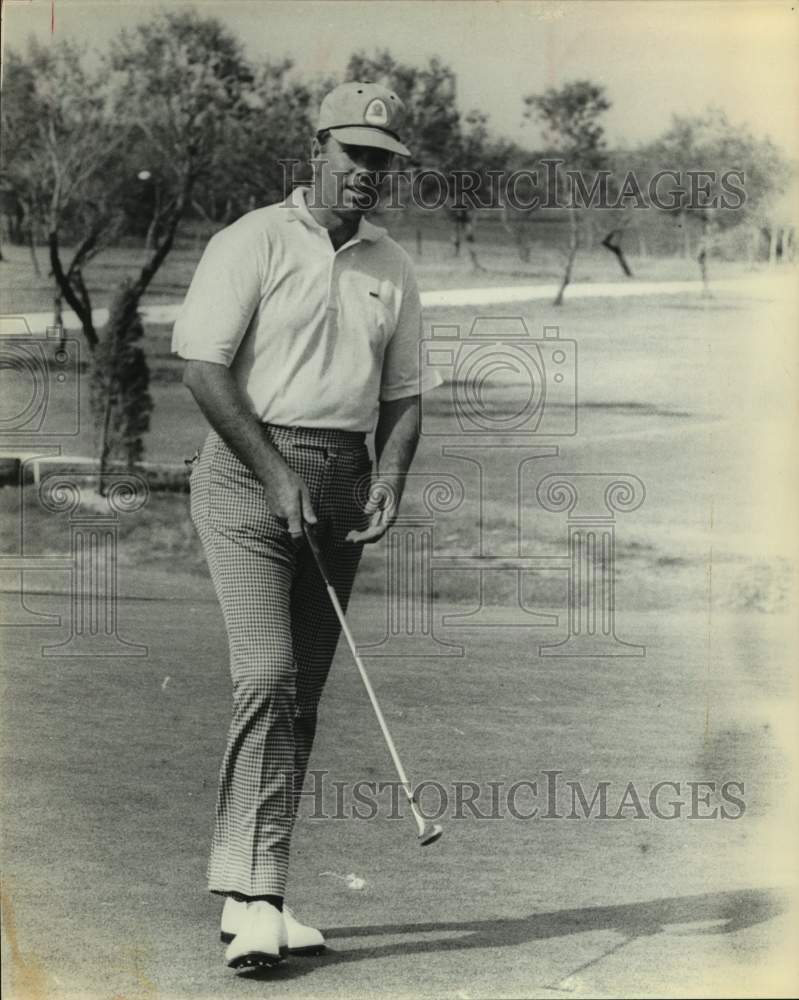 1972 Press Photo Golfer Howie Johnson at the Texas Open - sas15729 - Historic Images