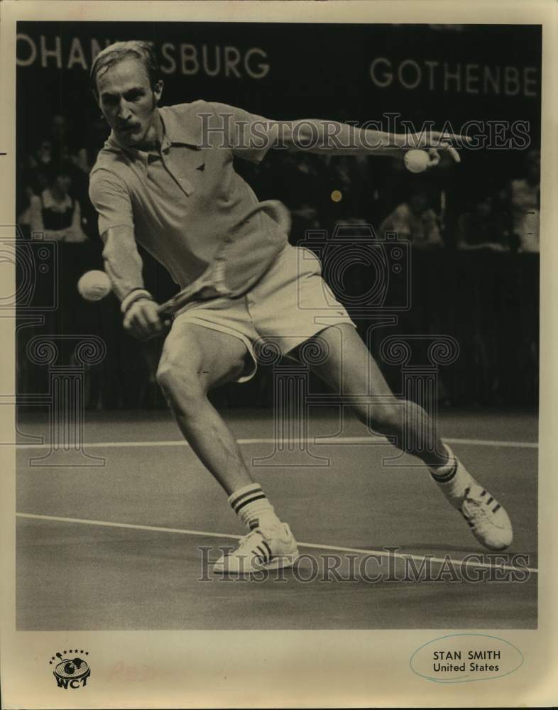 Press Photo World Championship of Tennis player Stan Smith of the United States - Historic Images
