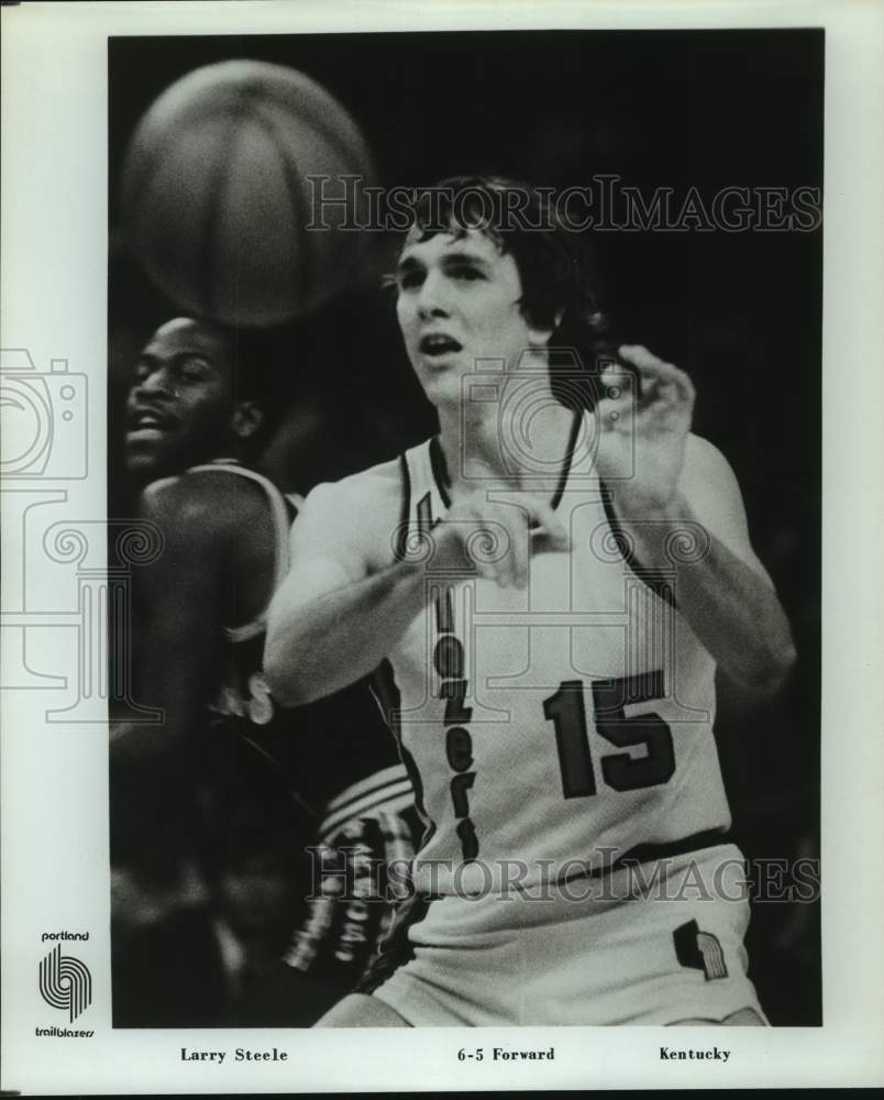 Press Photo Portland Trail Blazers basketball player Larry Steele - sas15809 - Historic Images
