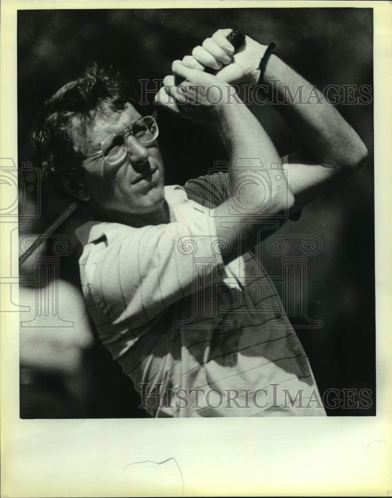 1985 Press Photo Golfer Hale Irwin plays the Texas Open - sas15827 - Historic Images