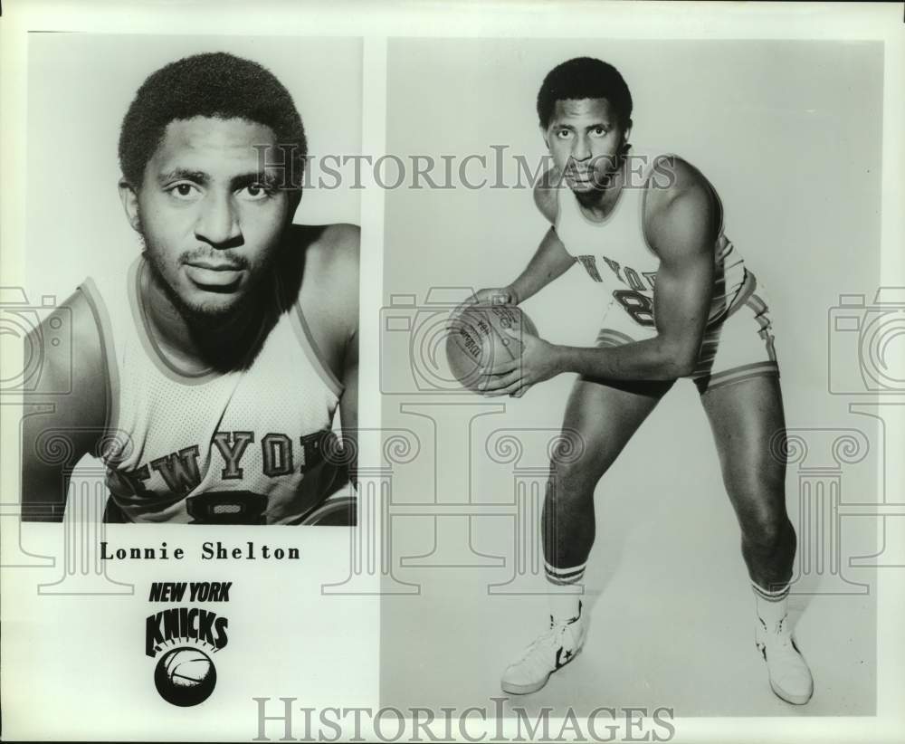 Press Photo New York Knicks basketball player Lonnie Shelton - sas15859 - Historic Images