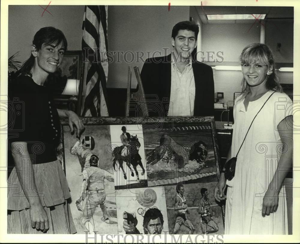 1989 Press Photo Modern pentathlon national championship competitors - sas15873 - Historic Images