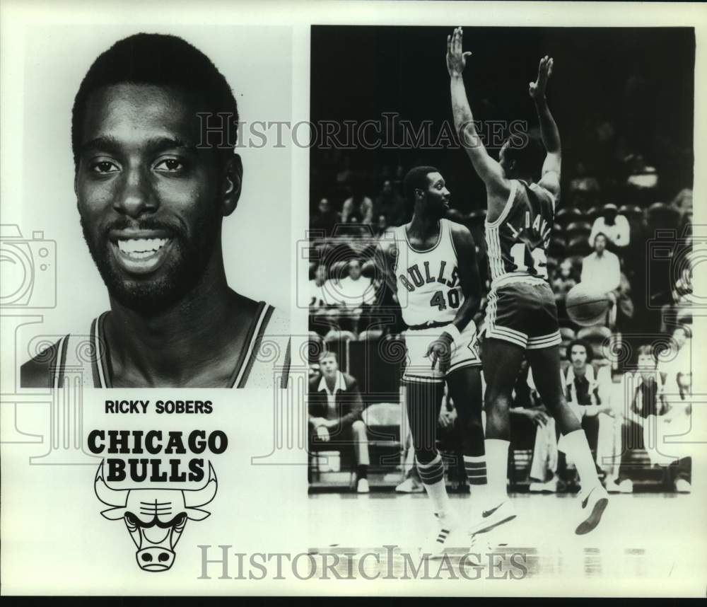 Press Photo Chicago Bulls basketball player Ricky Sobers - sas15943 - Historic Images