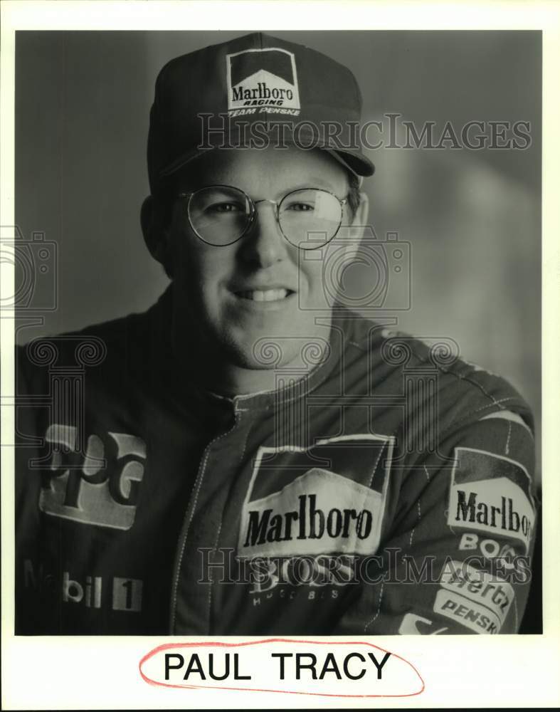 Press Photo Race driver Paul Tracy - sas16010 - Historic Images