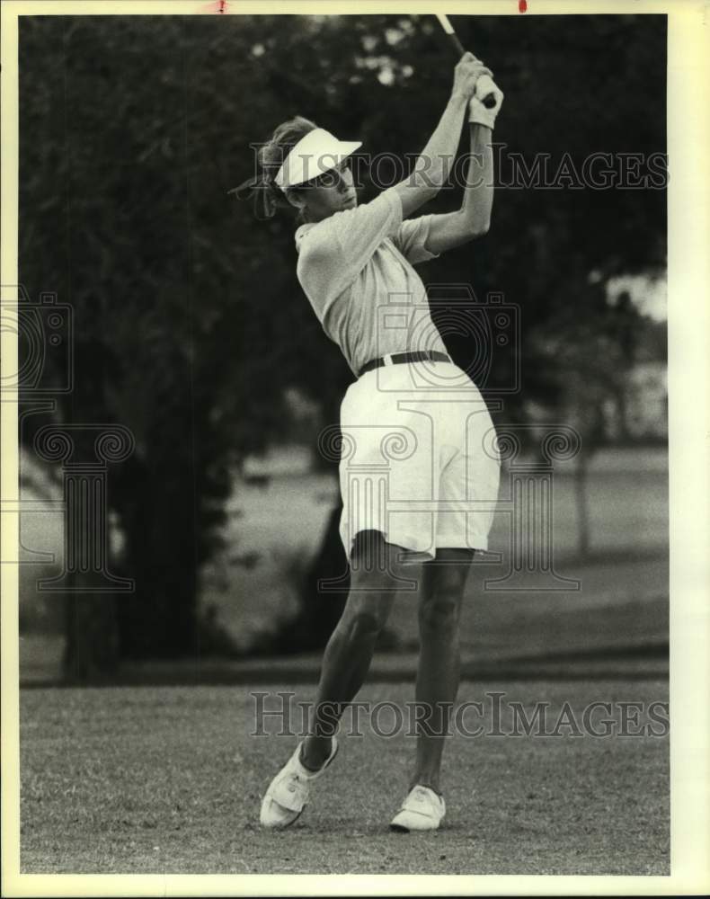 1984 Press Photo Golfer Jane Snider - sas16029 - Historic Images