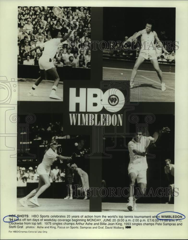 1994 Press Photo A quartet of Wimbledon tennis champions - sas16036 - Historic Images