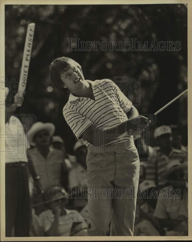 Press Photo Golfer Ron Streck in action - sas16075 - Historic Images