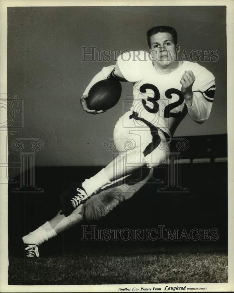 Press Photo University of Mississippi football player Cowboy Woodruff - Historic Images