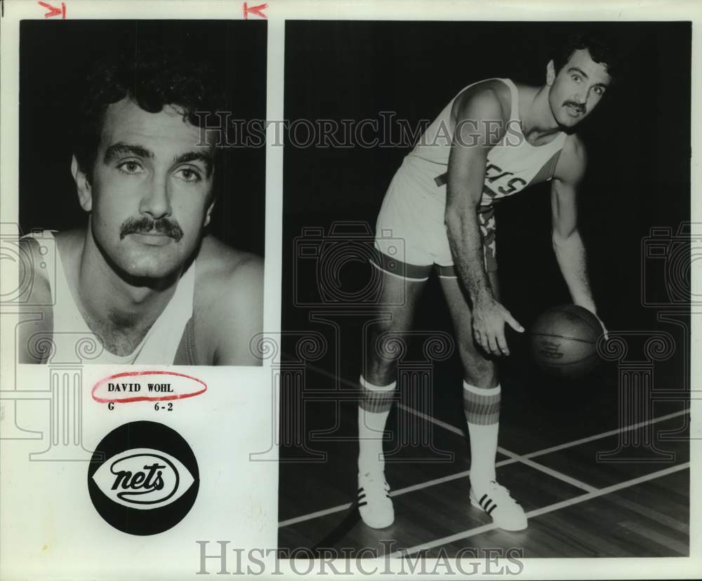 Press Photo New Jersey Nets basketball player Dave Wohl - sas16205- Historic Images