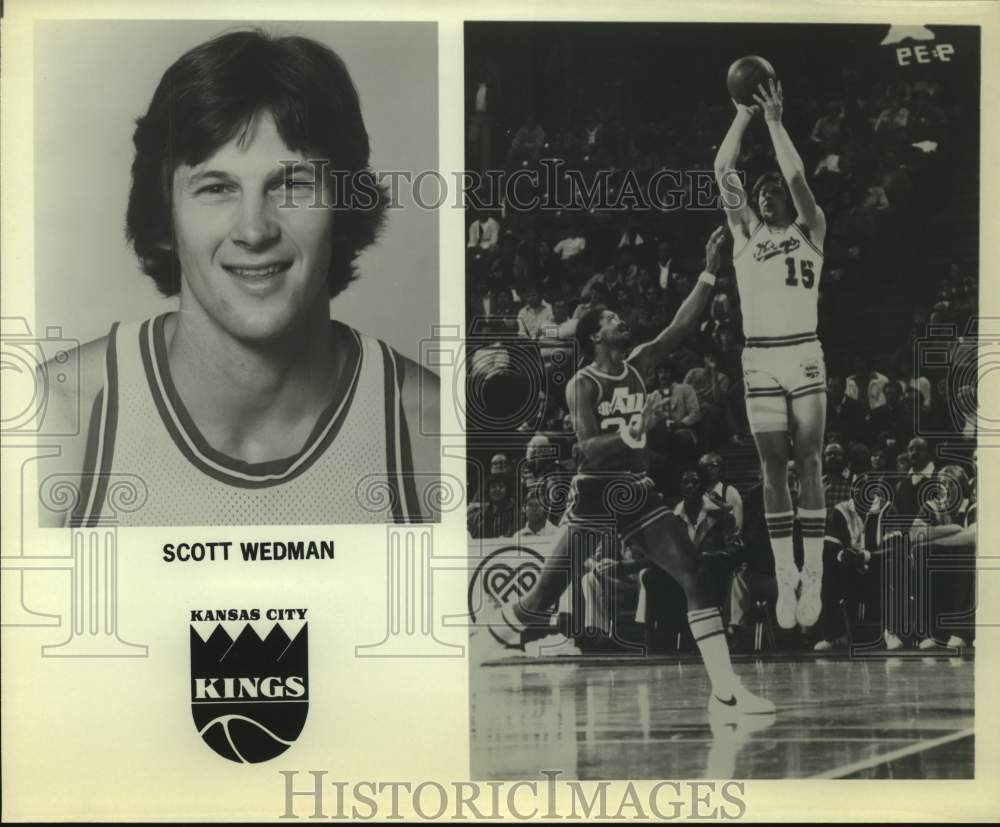 Press Photo Kansas City Kings basketball player Scott Wedman - sas16253 - Historic Images