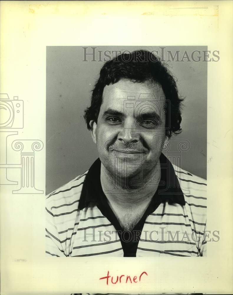 1984 Press Photo Sports writer Pat Turner - sas16371 - Historic Images