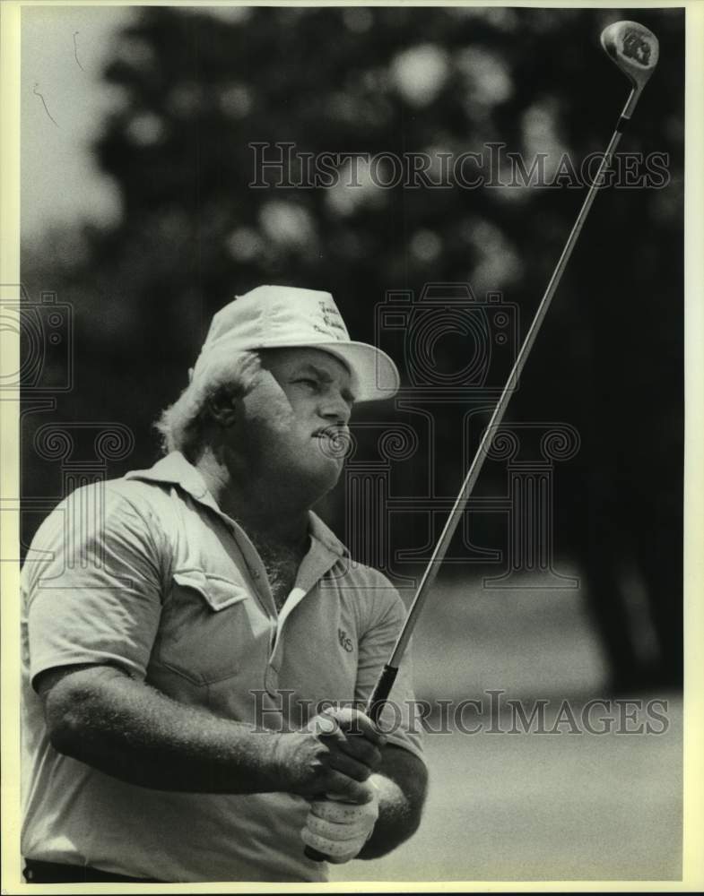 1986 Press Photo Golfer Carl Werner in action - sas16408 - Historic Images