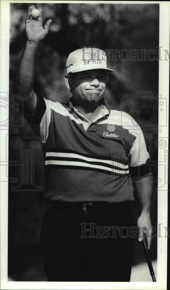1992 Press Photo Golfer Lee Trevino plays the Vantage at Dominion - sas16427 - Historic Images