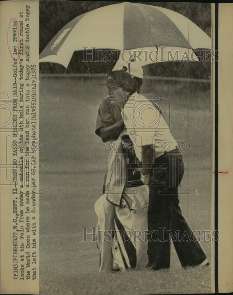 1975 Press Photo Golfer Lee Trevino at the World Open at Pinehurst - sas16430 - Historic Images