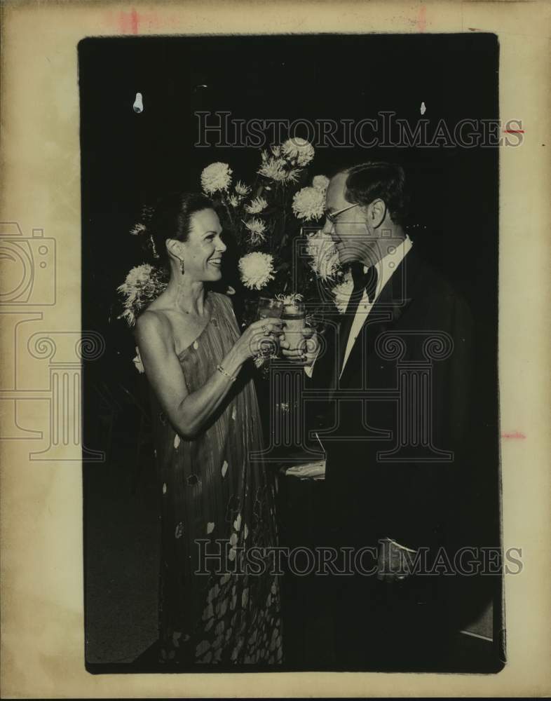 1978 Press Photo Mr. and Mrs. Joe Straus, Jr. at the Crysanthemum Ball - Historic Images