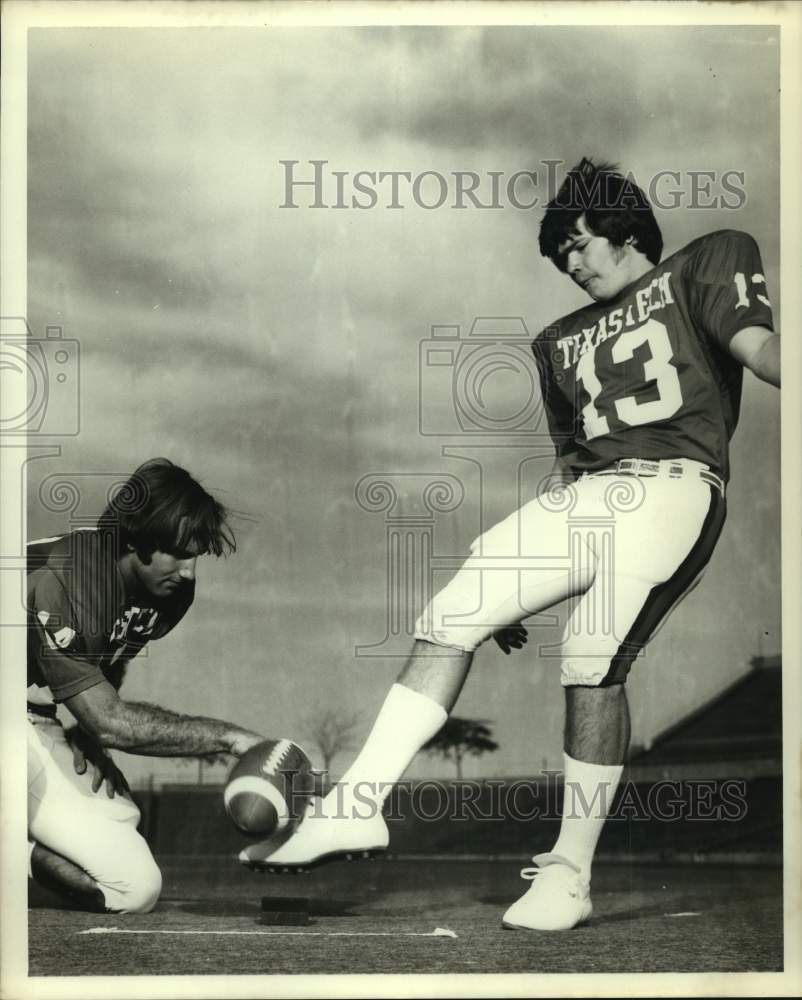 Press Photo Texas Tech college fotball player David Millott - sas16473 - Historic Images