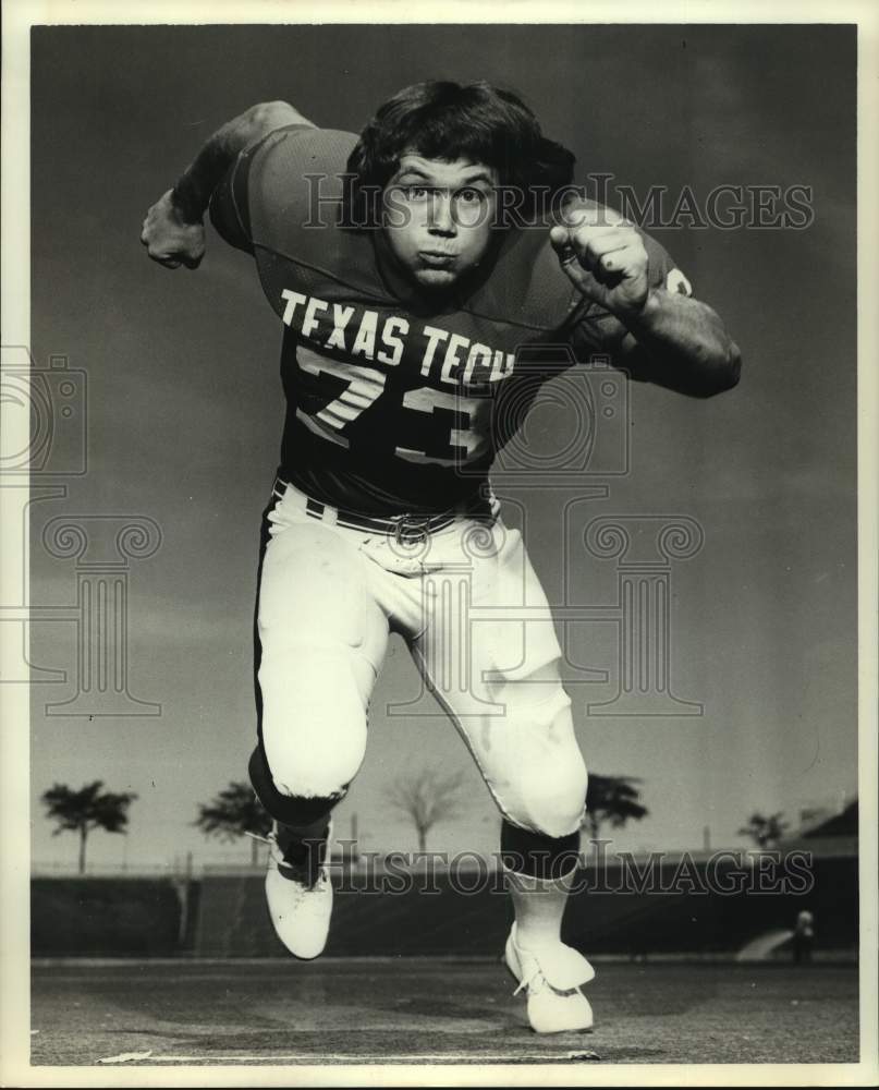 Press Photo Texas Tech college football player Fred Shussler - sas16475 - Historic Images