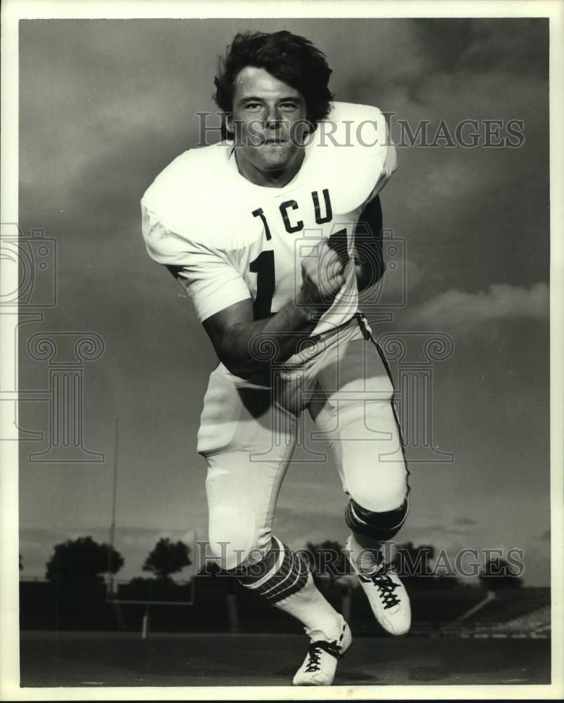 Press Photo Texas Christian college football player Robert Dabry - sas16484 - Historic Images