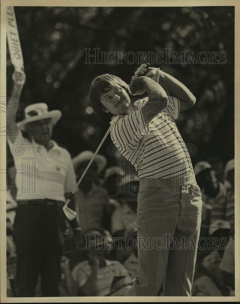 Press Photo Golfer Ron Streck in action - sas16490 - Historic Images