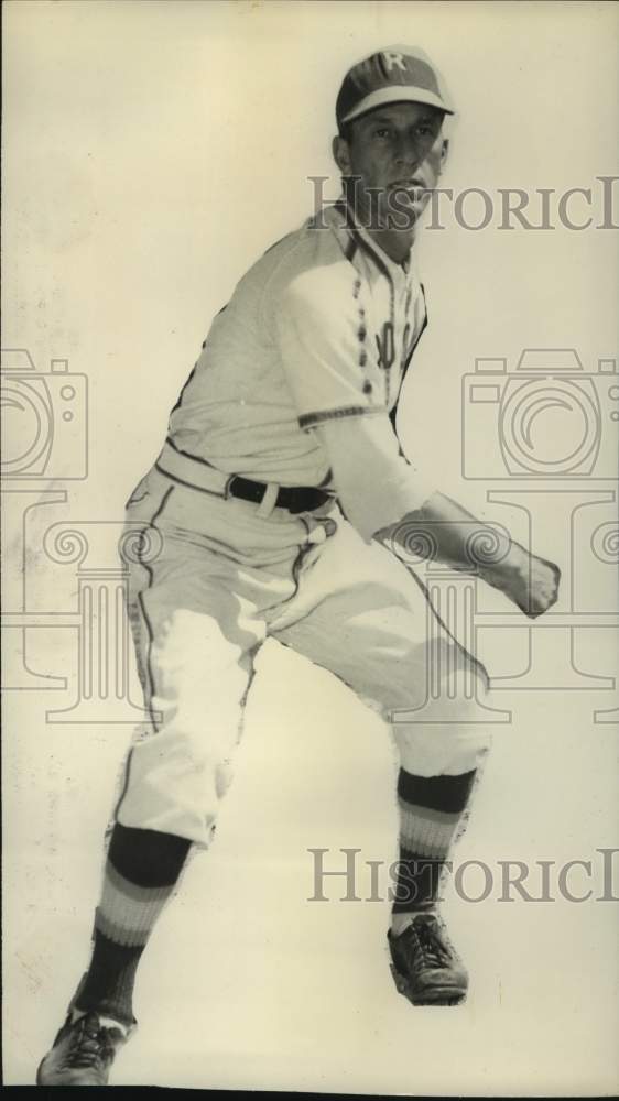 Press Photo Baseball player Adrian Thebeau - sas16518 - Historic Images