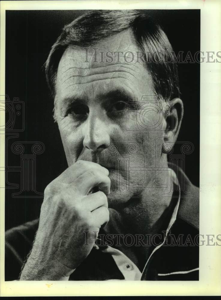 1988 Press Photo Marshall High coach David Visentine - sas16528 - Historic Images