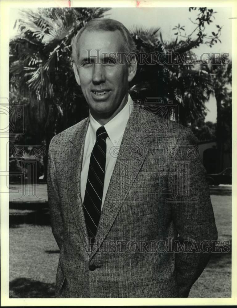 1989 Press Photo Texas A&amp;M football coach R.C. Slocum at Fort Sam Houston - Historic Images