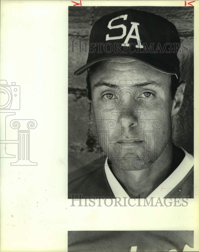 1985 Press Photo San Antonio Dodgers coach Brent Strom - sas16603 - Historic Images