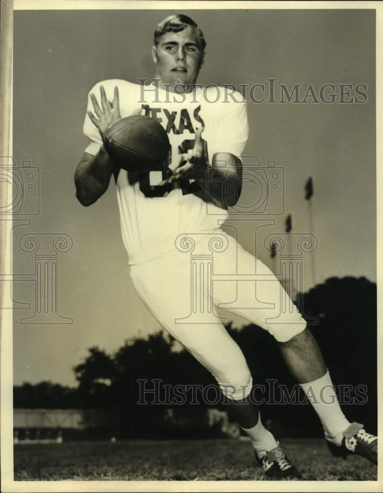Press Photo University of Texas college football player Tommy Woodard - Historic Images