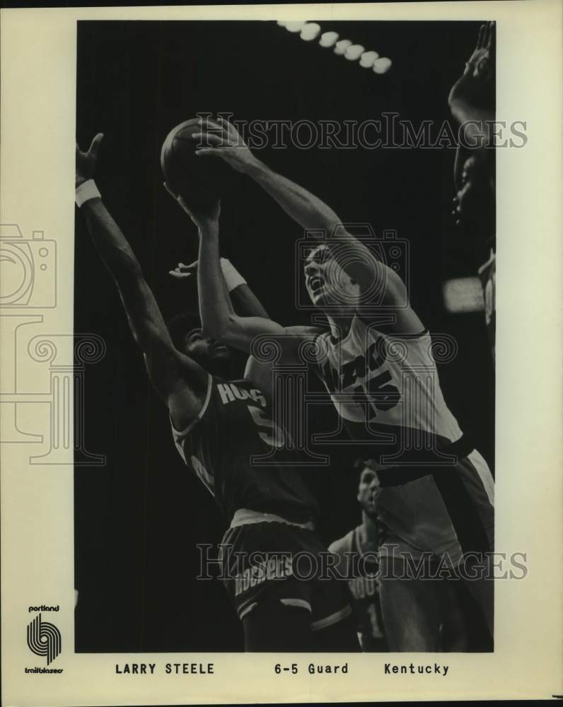 Press Photo Portland Trail Blazers basketball player Larry Steele - sas16633 - Historic Images