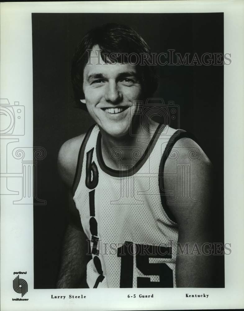 Press Photo Portland Trail Blazers basketball player Larry Steele - sas16635 - Historic Images