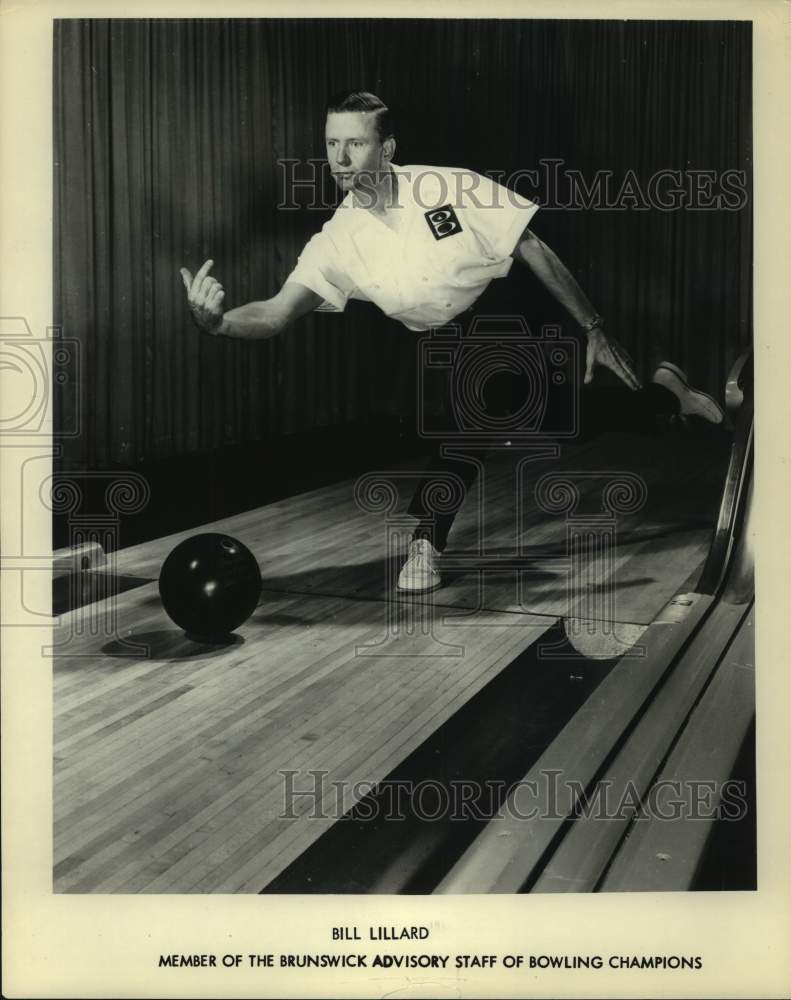 Press Photo Brunswick advisory staff bowler Bill Lillard - sas16673 - Historic Images