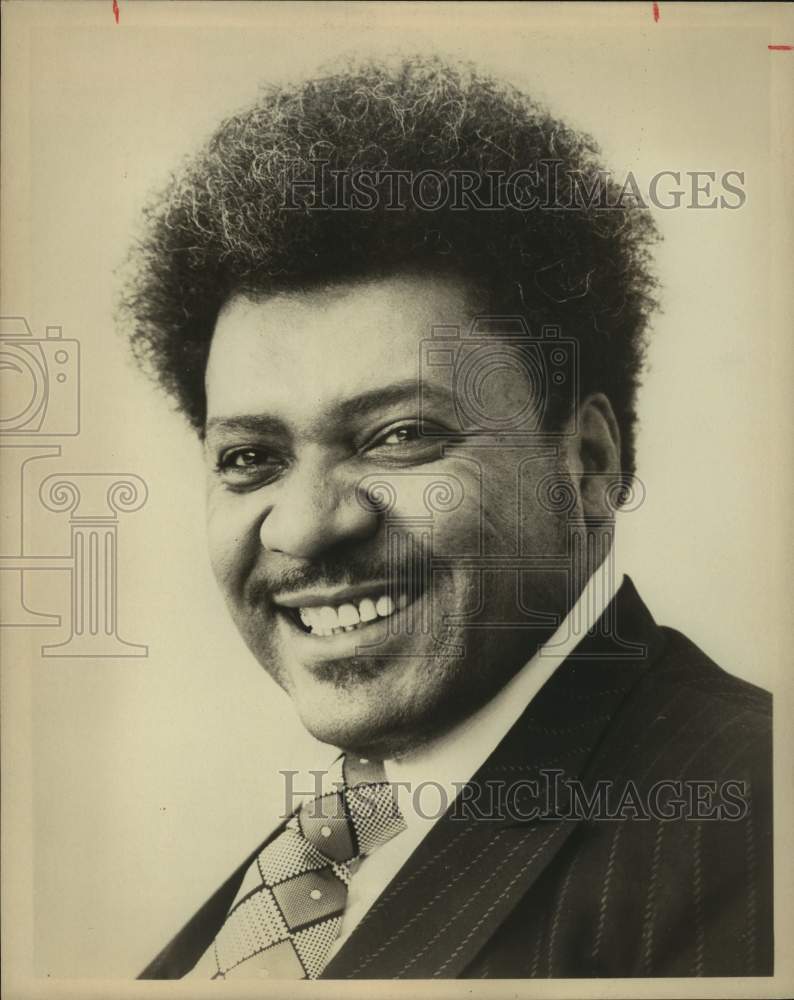 Press Photo Boxing promoter Don King - sas16676 - Historic Images